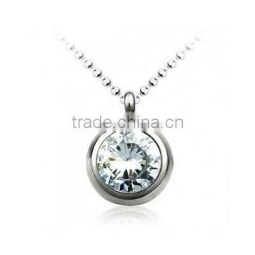 PD002 HOT Stainless Steel Big Diamond Pendant