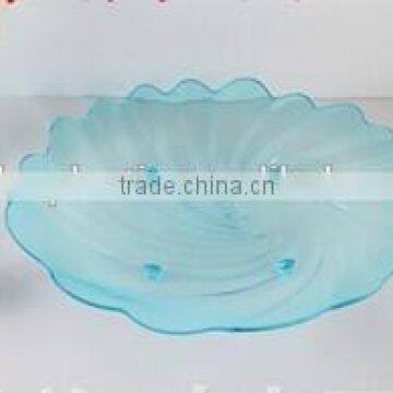 Shell-shaped Transparent Plastic Plate PS material