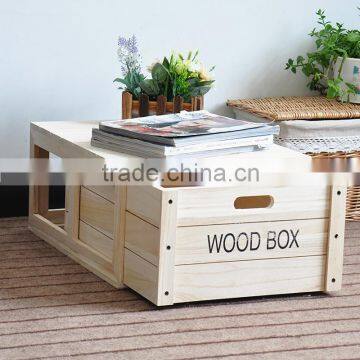 small unfinished wooden box wholesale with unique design