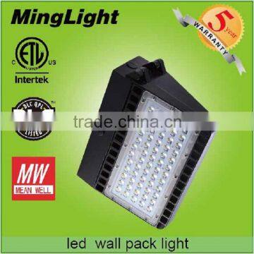 ETL DLC 48w led wall pack /outdoor led wall mounted light 48w-150w