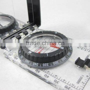 Map Mirror Compass With Built in Clinometer/Transparent Camping Map Compass Quality Choice