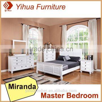 Yihua New Products 2016 Miranda Bedroom Set With Nightstand And Chest Of Drawers