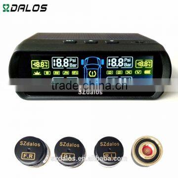 Newest Car TPMS CE Certification solar power tpms with 4 sensors