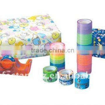 Hot Sale 1" Core BOPP Stationery Tape With Various Colors and Plastic Core photo-2