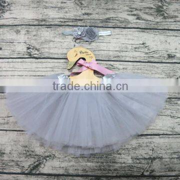 Grey Tutu for Baby Cheap Puffy Pettiskirt Tutu photo-4