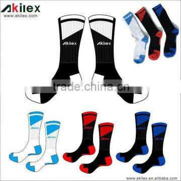 cheap good quality mens soccer socks with OEM service