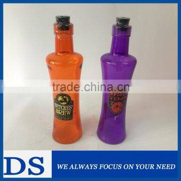 Colorful 100ml glass bottle with cork wholesale