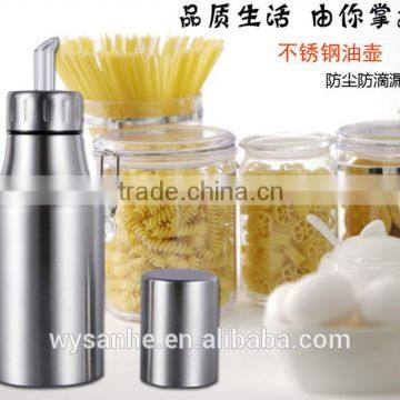 The 2015 latest fashion most popular kitchenware stainless steel olive oil bottle