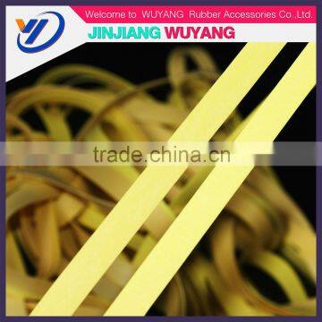 Made in China elastic tape for underwear, latex rubber elastic for swimwear, latex natural rubber tape