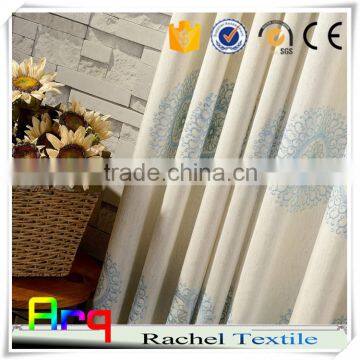 Indian Embroidered Flower Embroidery Black and White Curtain Fabric- Star Hotel Curtain Match Cushion photo-5