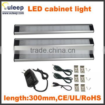 Led furniture light, led bar light,Led cabinet light with motion sensor switch , 300mm,4w