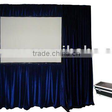 Fast-fold screen with valance