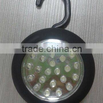 24 led work light 360 degree swivel hanging hook super magnet on the back