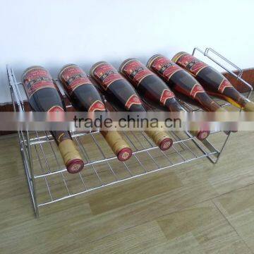 Steel Wire Storage Stand for Wine photo-2