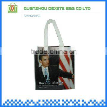 Hot sale non woven with lamination trendy shopping bags