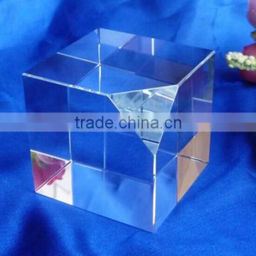 High Quality Crystal Cube Paperweight OSM026