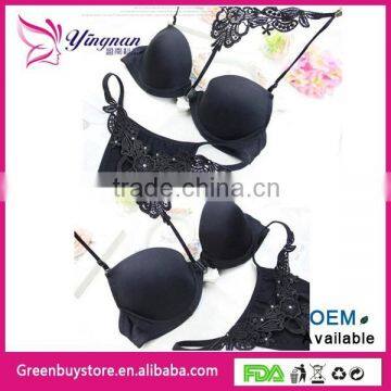 2015 Sexy Women Underwear Bras Set Front Closure Lace Women Bra Free Shipping photo-2