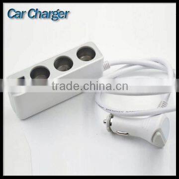 3 Socket Cigarette Car Lighter Socket