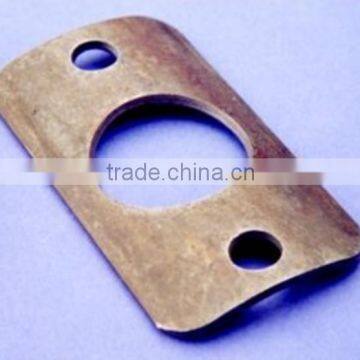 industrial winch cast iron mounting plate,three holes of rectangle Custom bracket for flash mounting plates