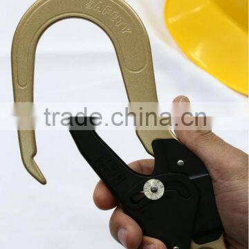 Gold&Black Double Lock Quick Release Lineman Metal Snap Hook