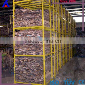 CE certification removable steel stack tyre storage rack for plywood