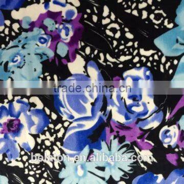 Plain Flowers Printed Fabric Velvet for Adults Age Group/ China Manufacturer photo-4