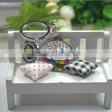 keychain ice cream metal colorful,metal colorful ice cream keychain,keychain for ice cream