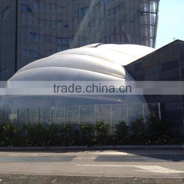 ETFE cushion roof system for tunnel exist canopy and ETFE pillow