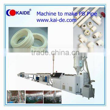 Extrusion machine to make PB pipe 20mm