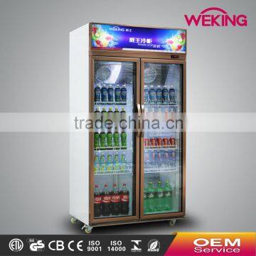 WEKING SC-1000 (980L) Aluminum Alloy Showcase with Light Canopy