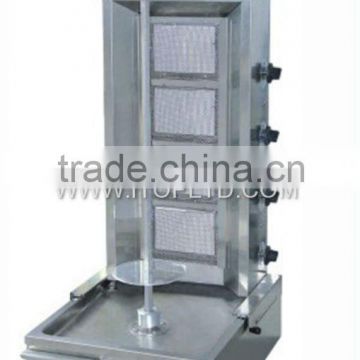 low energy stainless steel gas shawarma machine