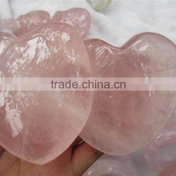 rose quartz heart and arrow crystal heart for sale