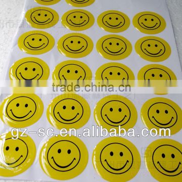 CUSTOMIZED rubber exposy sticker