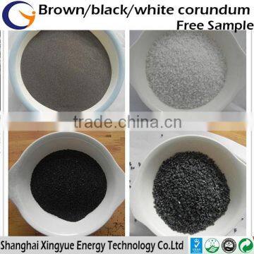 Competitive white/black/brown corundum price