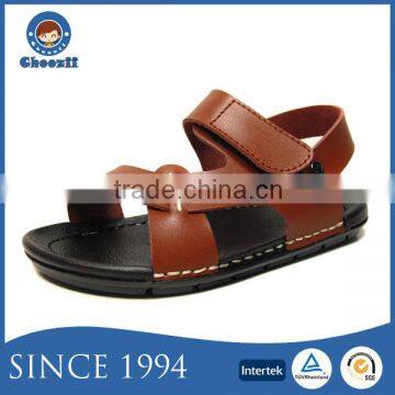 Choozii OEM Classic Handmande Genuine Wax Leather Sandals for Children