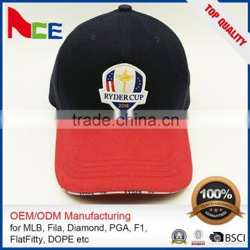 Custom 6 Panel Embroidery Sublimation Cotton Mesh Brand Golf Cap