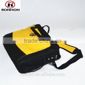 Black and Yellow Practical Garden Tool Bag With Shoulder Strip photo-2