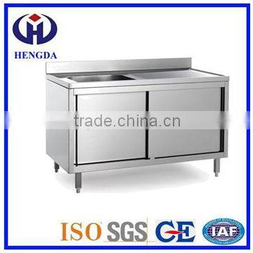 stainless steel kitchen sink cabinet for restaurant