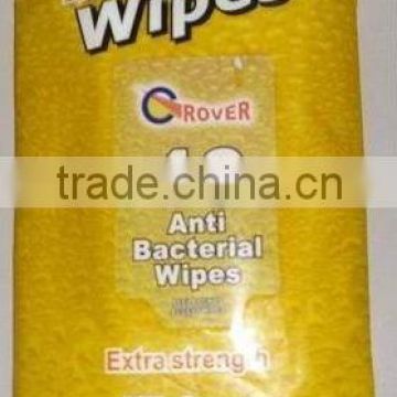 antibacterial hand wipes, household cleaning wet tissue, China manufacturer