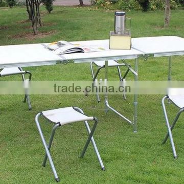 portable folding table and chair set Aluminum table outdoor folding table