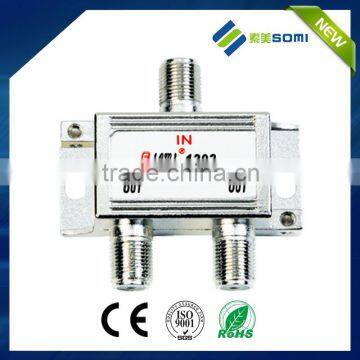 Favorable production rohs 2 way cable tv splitter