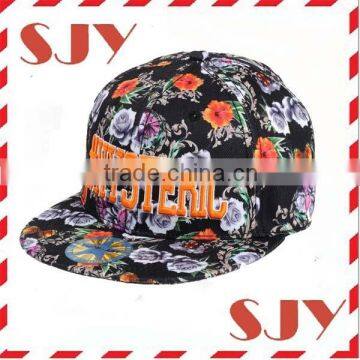 Custom Hawaii Floral Printing Snapback High quality cap and hats