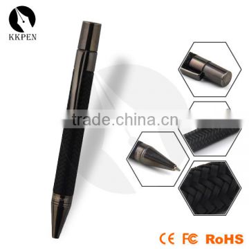 KKPEN exquisite metal twist ball pen top selling slim metal twist ball pen high quality crystal ball point pen