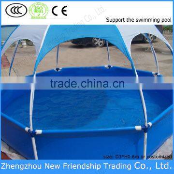 China pvc tarps fabric Support swimming pool with high quality