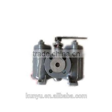 Lower pressure cast steel lube oil filter machine