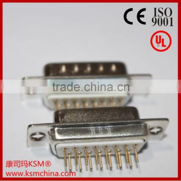 D-sub db connector for board female15 pin