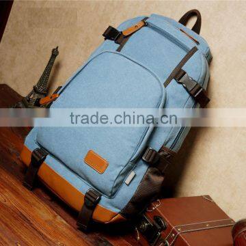 blue mountain top backpack