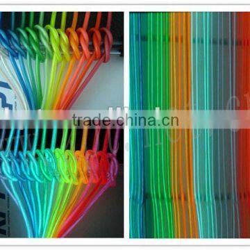 High brightness and flash 4.0mm colorful el wire