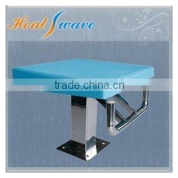 Swimming starting platform.Diving board.Swimming starting block