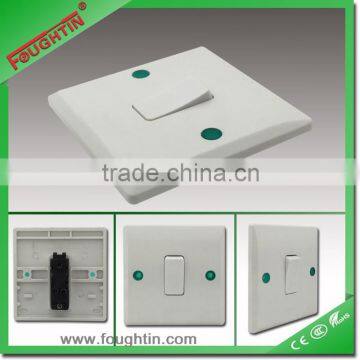 UK type wall plate bakelite material 1 gang 1 way wall switch